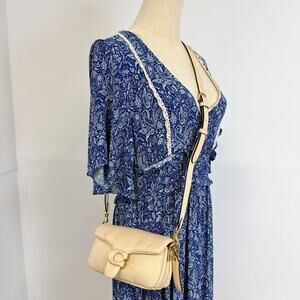 Coach C3880 Pillow Tabby Shoulder Bag 18 IN IVORY